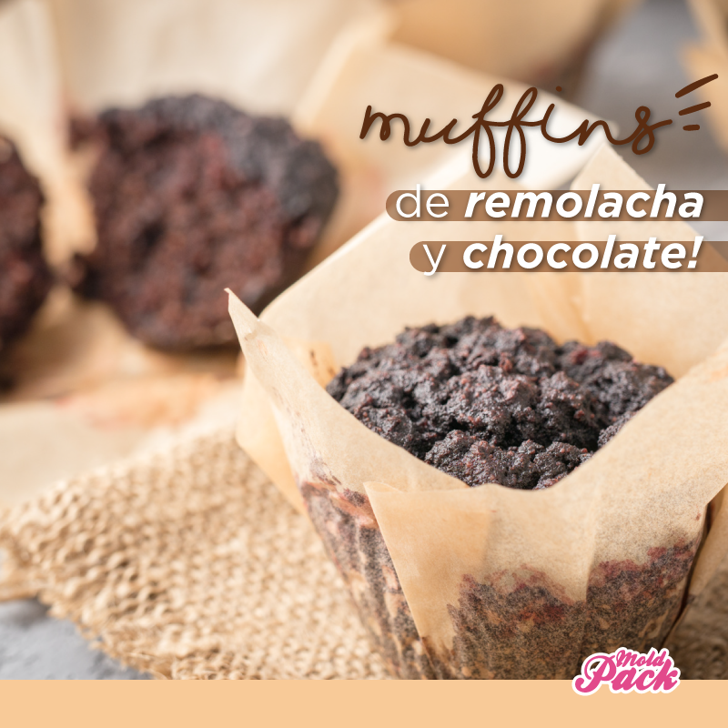 ¡Mega muffins con las tulipas!